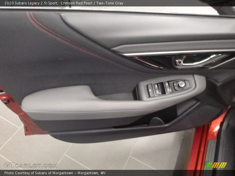 Crimson Red Pearl / Two-Tone Gray 2020 Subaru Legacy 2.5i Sport