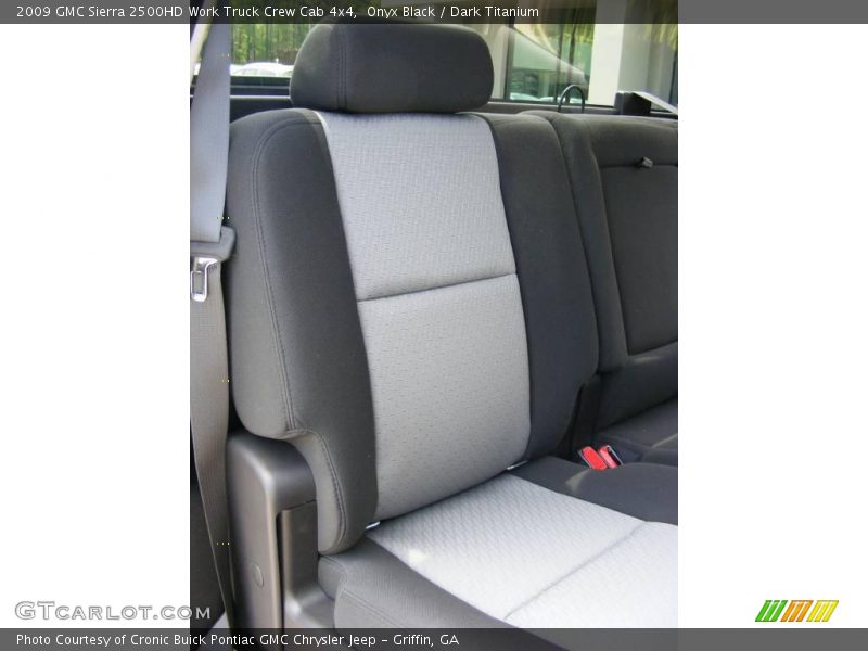 Onyx Black / Dark Titanium 2009 GMC Sierra 2500HD Work Truck Crew Cab 4x4