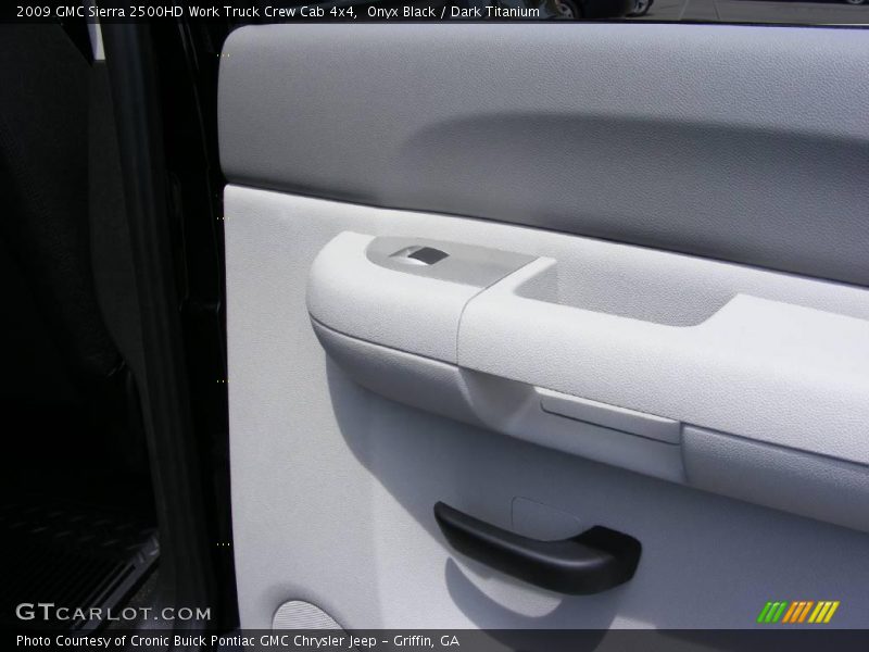 Onyx Black / Dark Titanium 2009 GMC Sierra 2500HD Work Truck Crew Cab 4x4