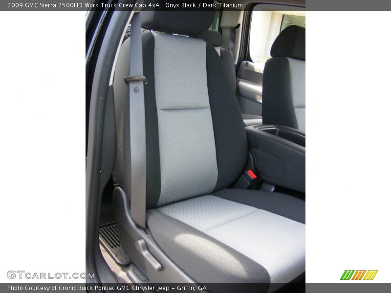 Onyx Black / Dark Titanium 2009 GMC Sierra 2500HD Work Truck Crew Cab 4x4