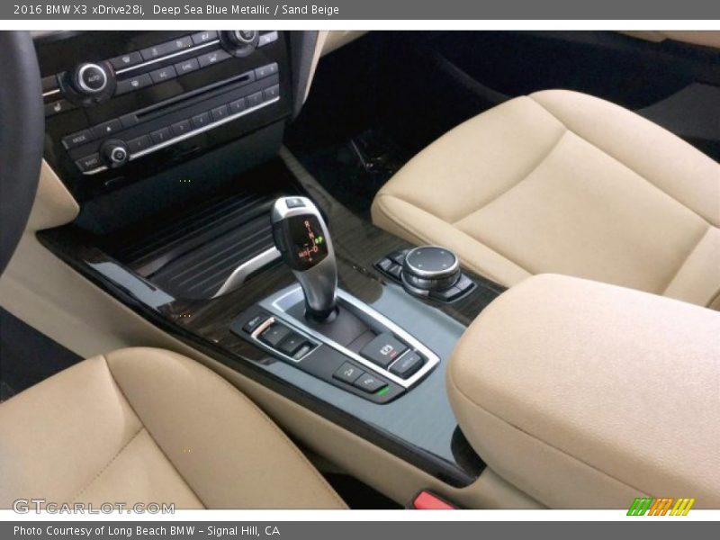 Deep Sea Blue Metallic / Sand Beige 2016 BMW X3 xDrive28i