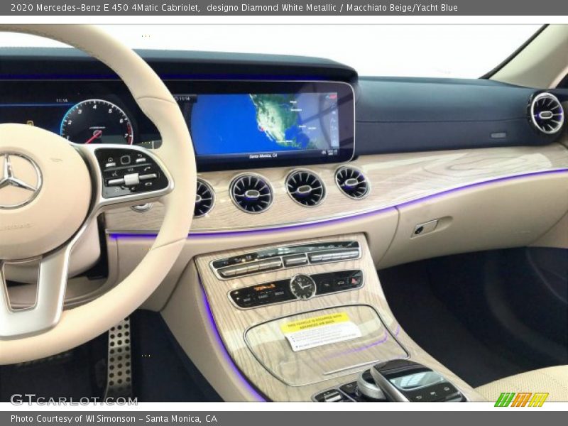 Dashboard of 2020 E 450 4Matic Cabriolet