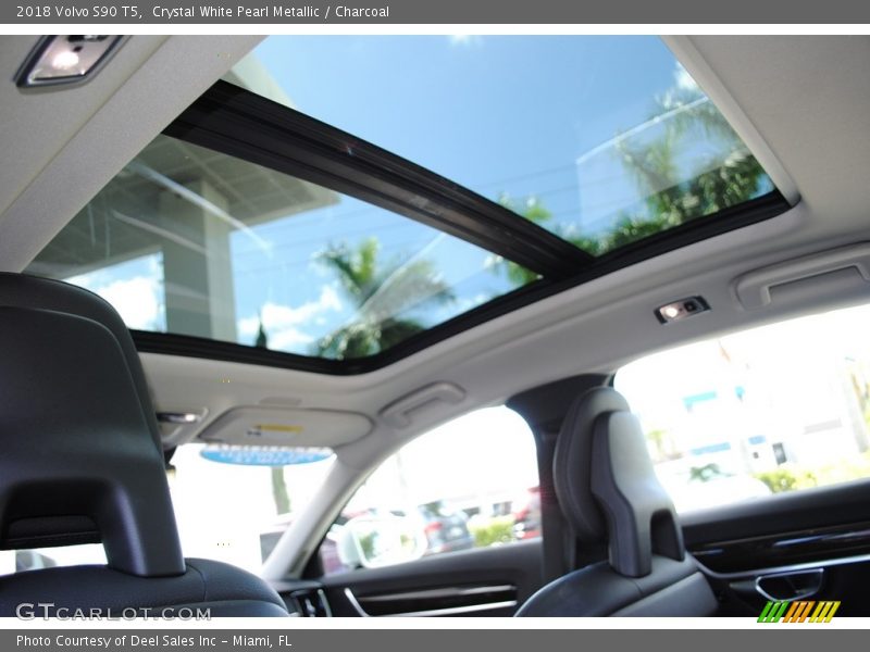 Crystal White Pearl Metallic / Charcoal 2018 Volvo S90 T5