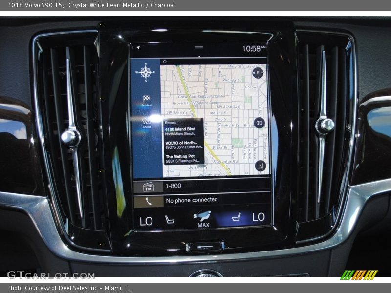 Navigation of 2018 S90 T5