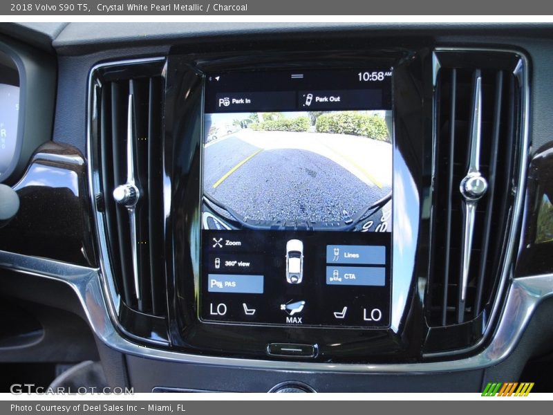 Crystal White Pearl Metallic / Charcoal 2018 Volvo S90 T5