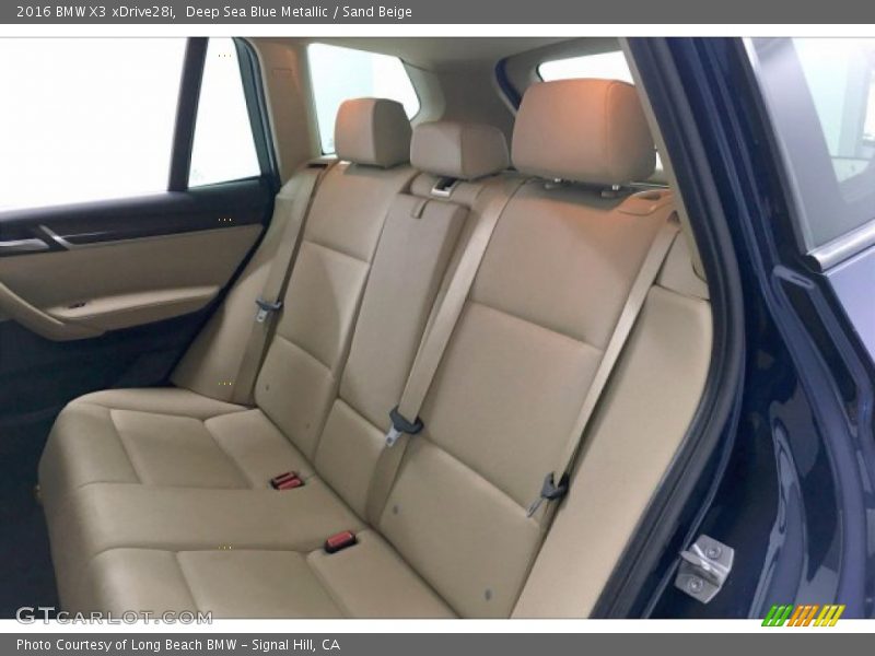 Deep Sea Blue Metallic / Sand Beige 2016 BMW X3 xDrive28i