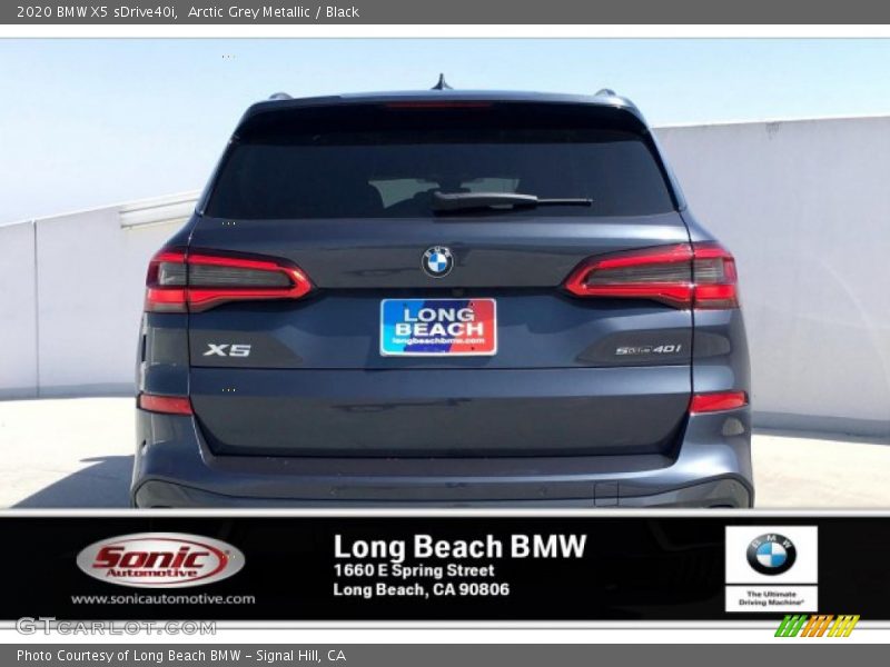 Arctic Grey Metallic / Black 2020 BMW X5 sDrive40i
