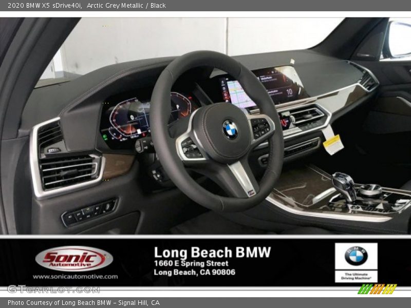Arctic Grey Metallic / Black 2020 BMW X5 sDrive40i