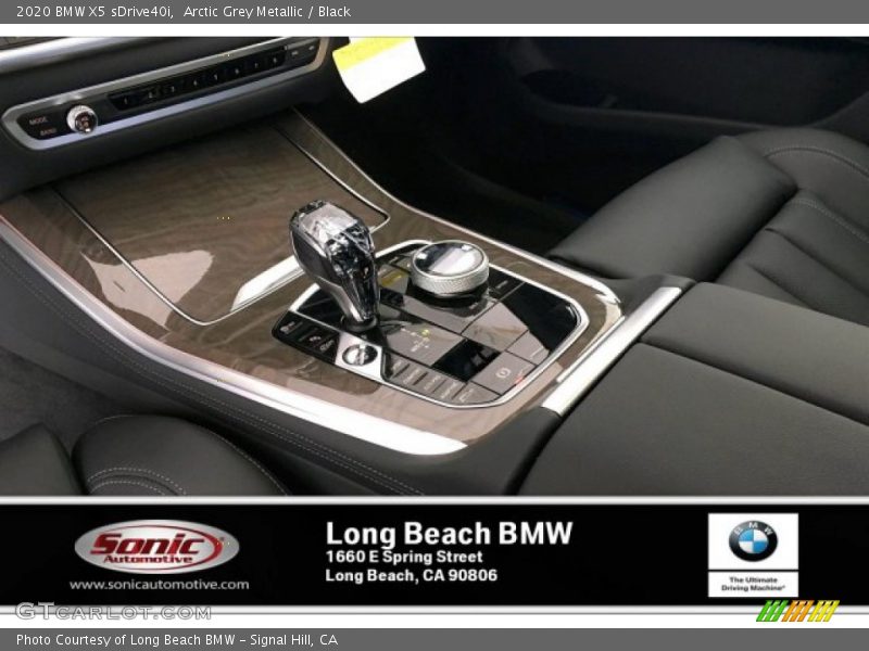 Arctic Grey Metallic / Black 2020 BMW X5 sDrive40i