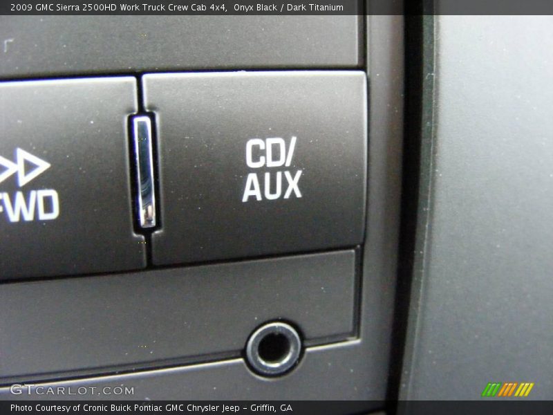 Onyx Black / Dark Titanium 2009 GMC Sierra 2500HD Work Truck Crew Cab 4x4