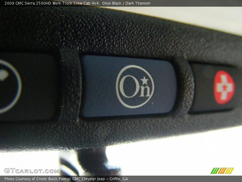 Onyx Black / Dark Titanium 2009 GMC Sierra 2500HD Work Truck Crew Cab 4x4