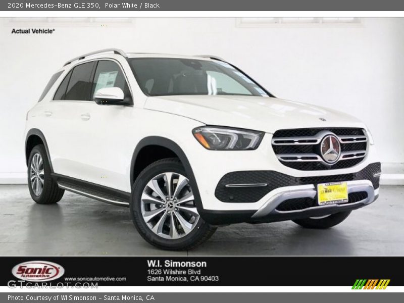 Polar White / Black 2020 Mercedes-Benz GLE 350