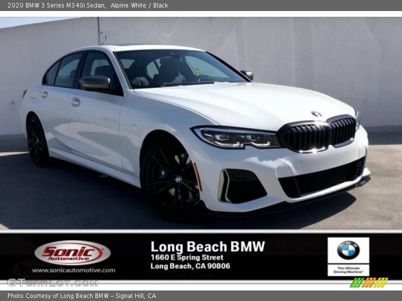 Alpine White / Black 2020 BMW 3 Series M340i Sedan