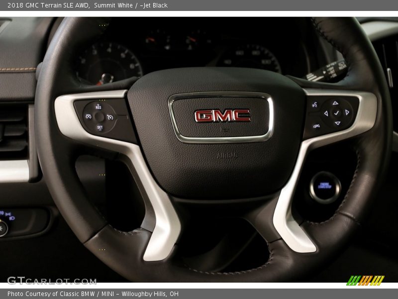 Summit White / ­Jet Black 2018 GMC Terrain SLE AWD