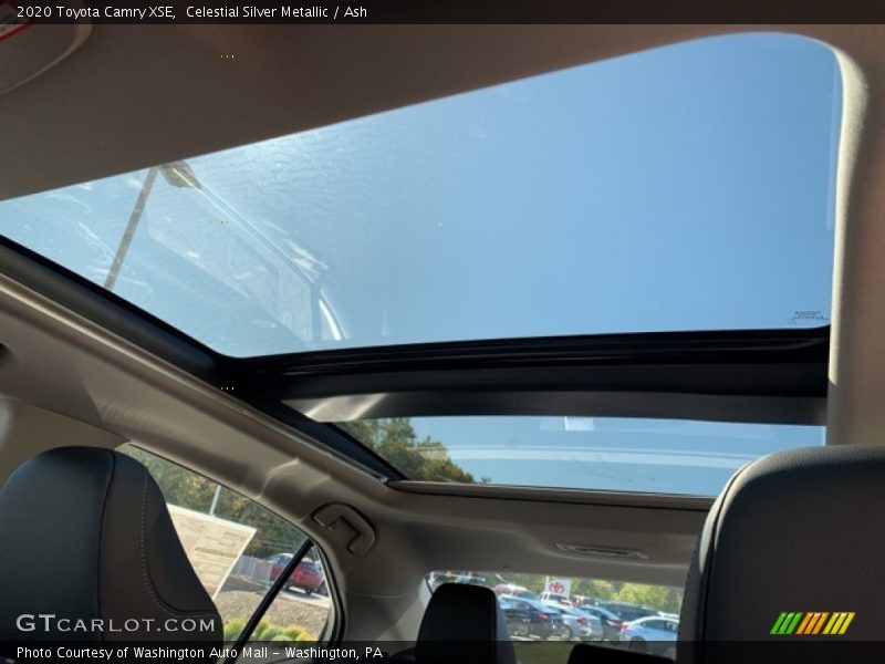 Sunroof of 2020 Camry XSE