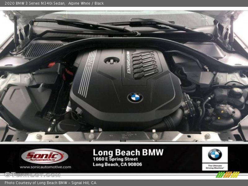 Alpine White / Black 2020 BMW 3 Series M340i Sedan