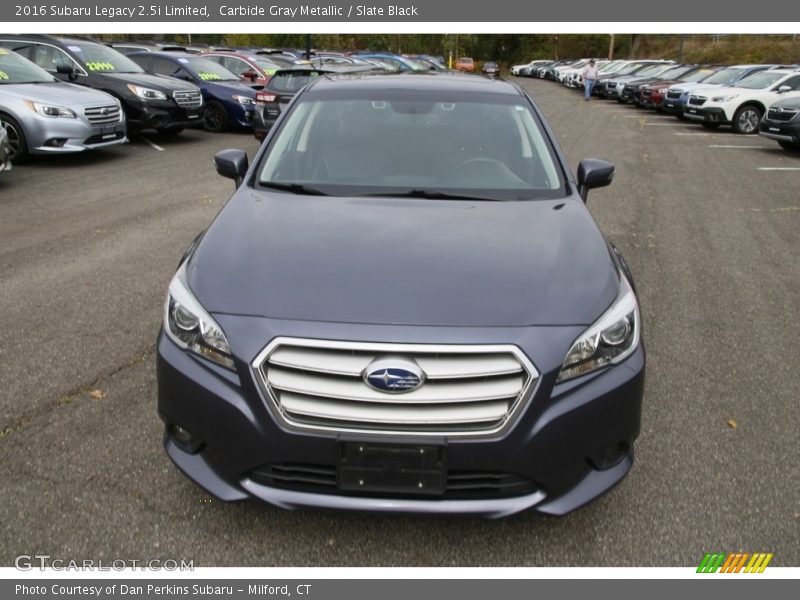 Carbide Gray Metallic / Slate Black 2016 Subaru Legacy 2.5i Limited