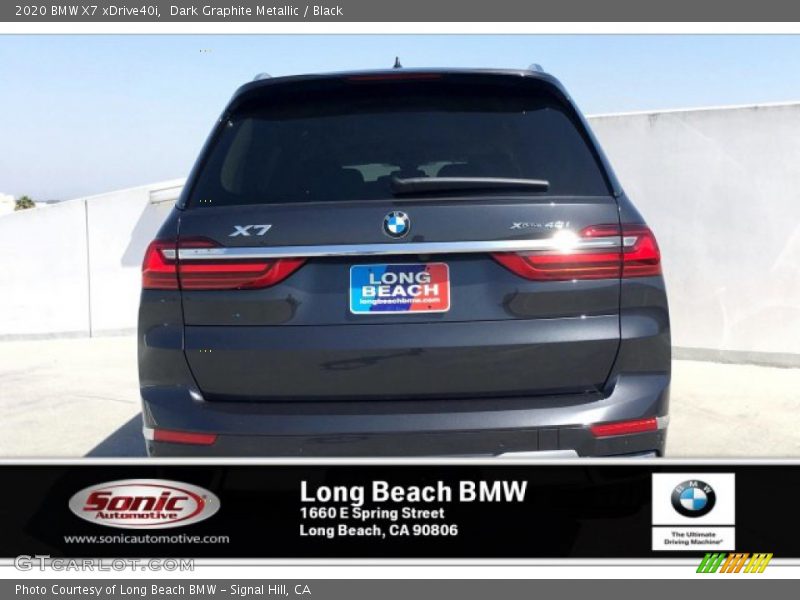 Dark Graphite Metallic / Black 2020 BMW X7 xDrive40i