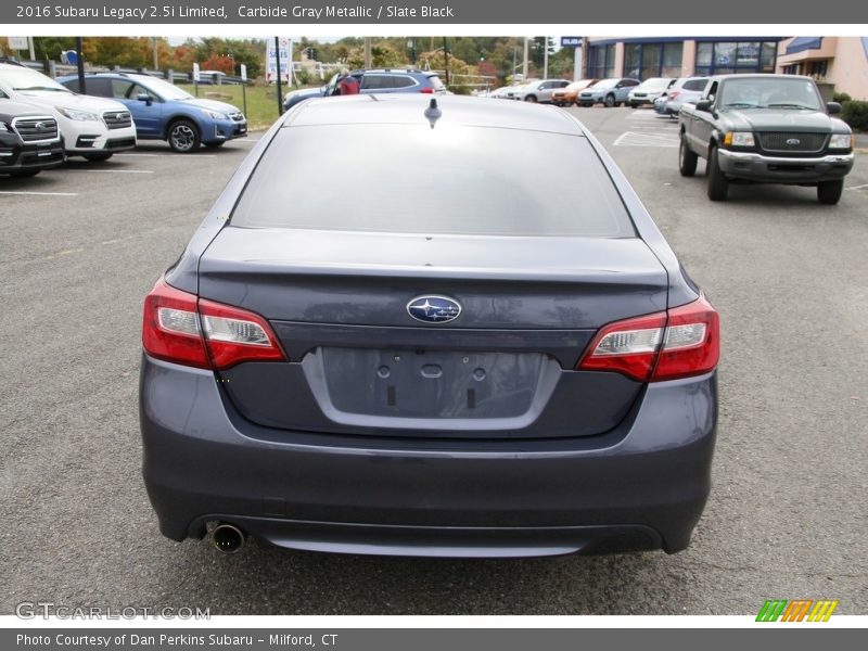Carbide Gray Metallic / Slate Black 2016 Subaru Legacy 2.5i Limited