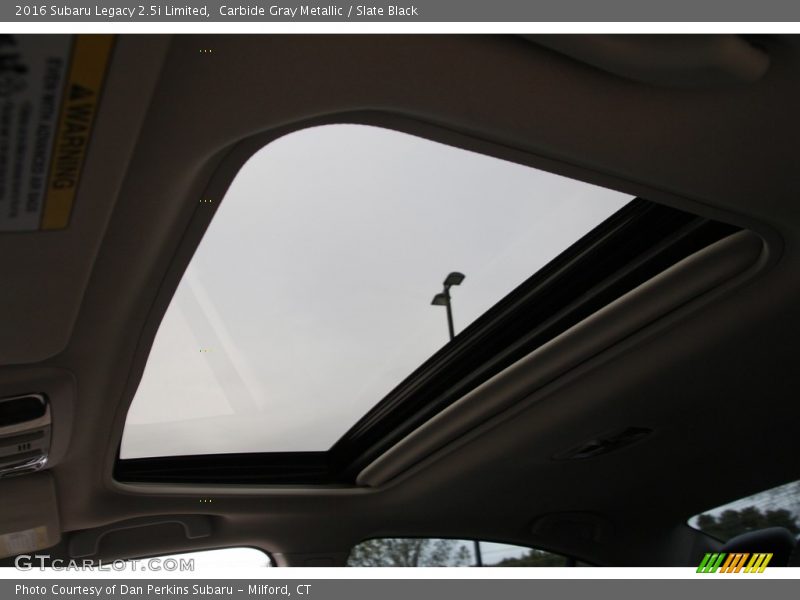 Carbide Gray Metallic / Slate Black 2016 Subaru Legacy 2.5i Limited