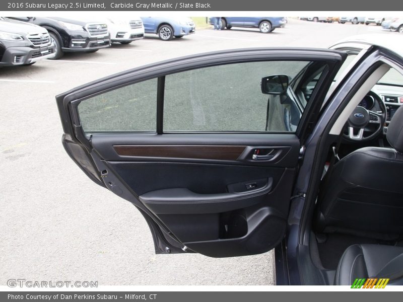 Carbide Gray Metallic / Slate Black 2016 Subaru Legacy 2.5i Limited