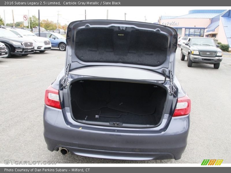 Carbide Gray Metallic / Slate Black 2016 Subaru Legacy 2.5i Limited