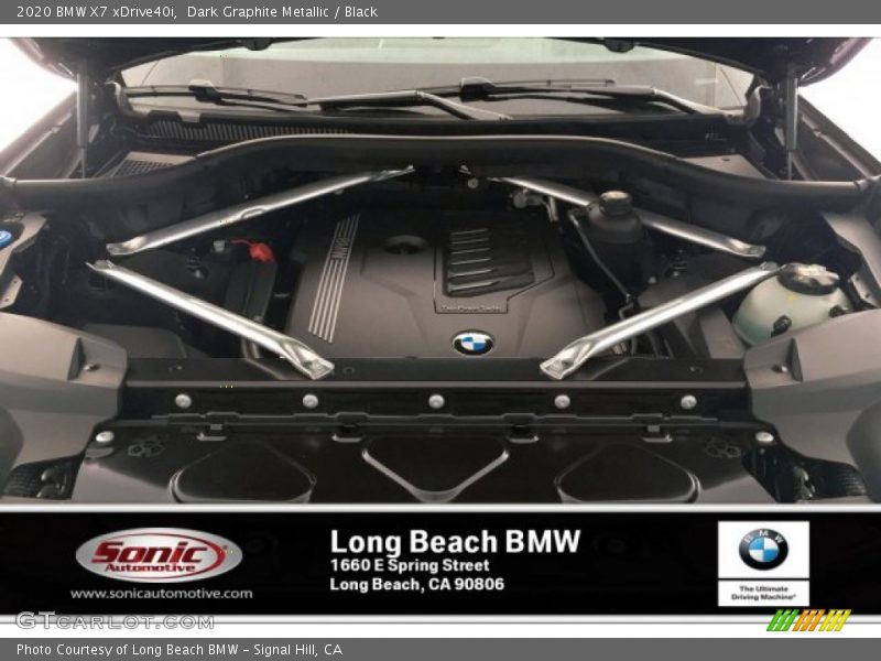 Dark Graphite Metallic / Black 2020 BMW X7 xDrive40i
