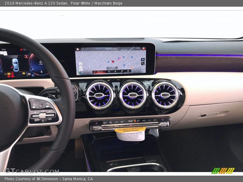 Polar White / Macchiato Beige 2019 Mercedes-Benz A 220 Sedan