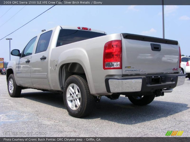 Silver Birch Metallic / Ebony 2009 GMC Sierra 1500 SLE XFE Crew Cab