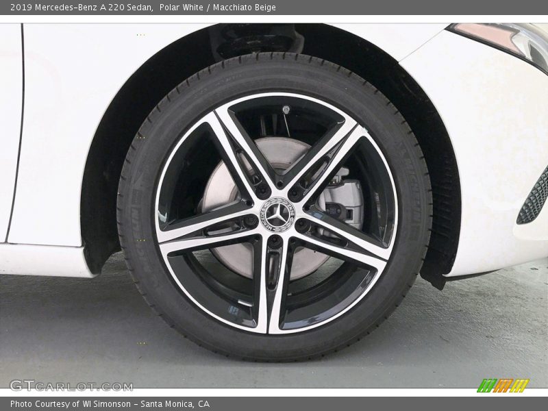 Polar White / Macchiato Beige 2019 Mercedes-Benz A 220 Sedan