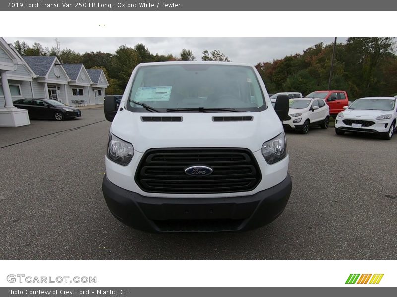 Oxford White / Pewter 2019 Ford Transit Van 250 LR Long