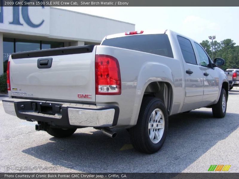 Silver Birch Metallic / Ebony 2009 GMC Sierra 1500 SLE XFE Crew Cab