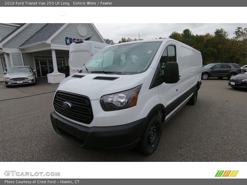 Oxford White / Pewter 2019 Ford Transit Van 250 LR Long
