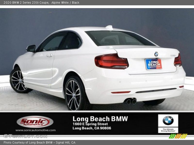 Alpine White / Black 2020 BMW 2 Series 230i Coupe