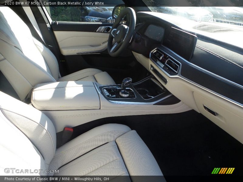 Carbon Black Metallic / Ivory White 2020 BMW X7 M50i
