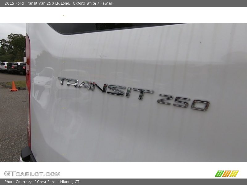 Oxford White / Pewter 2019 Ford Transit Van 250 LR Long