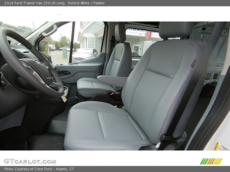 Front Seat of 2019 Transit Van 250 LR Long
