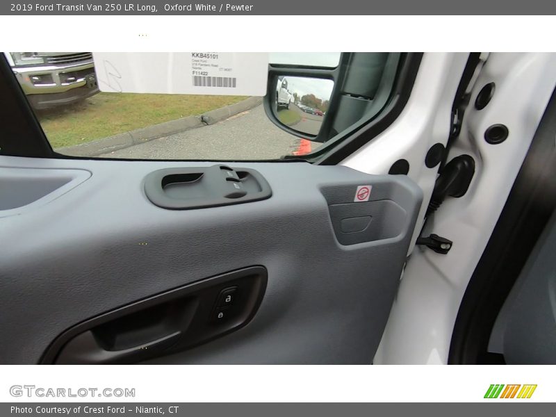 Oxford White / Pewter 2019 Ford Transit Van 250 LR Long