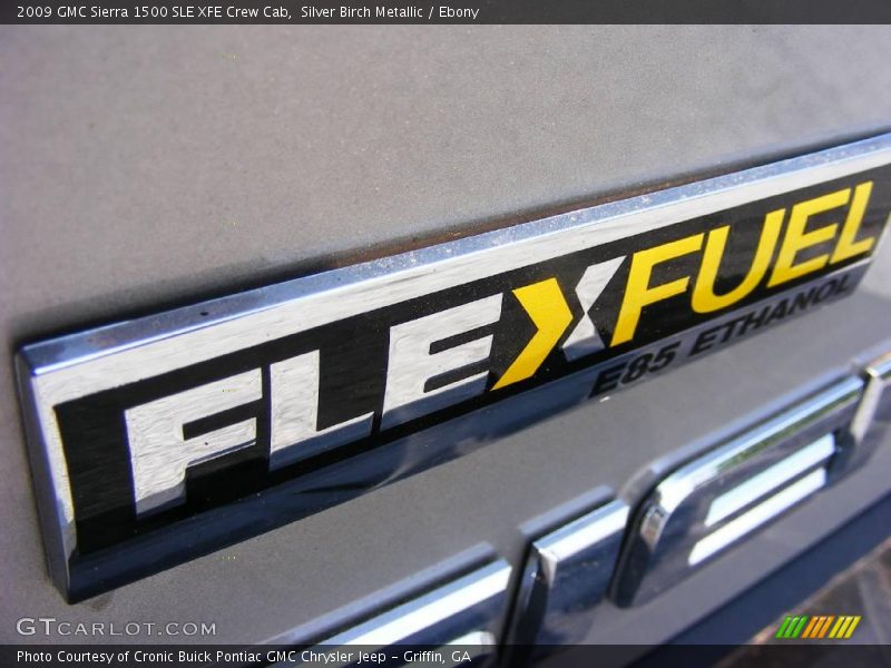 Silver Birch Metallic / Ebony 2009 GMC Sierra 1500 SLE XFE Crew Cab
