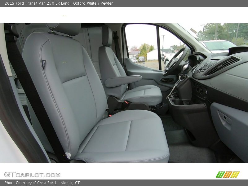 Front Seat of 2019 Transit Van 250 LR Long