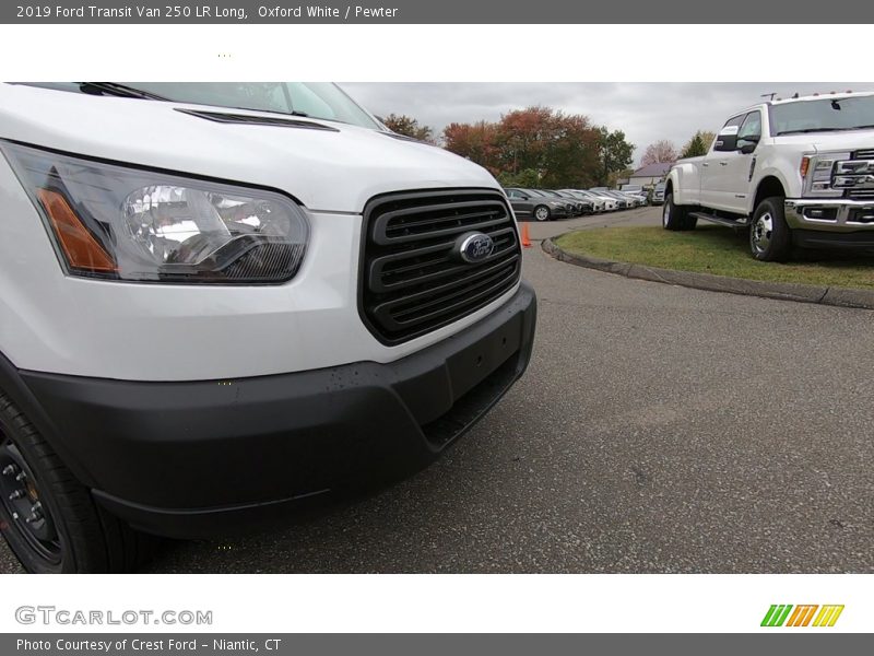 Oxford White / Pewter 2019 Ford Transit Van 250 LR Long