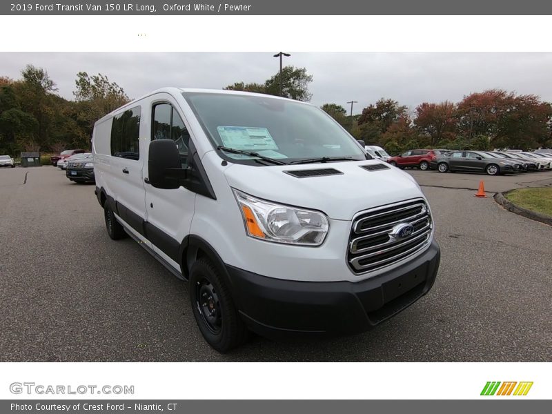 Oxford White / Pewter 2019 Ford Transit Van 150 LR Long
