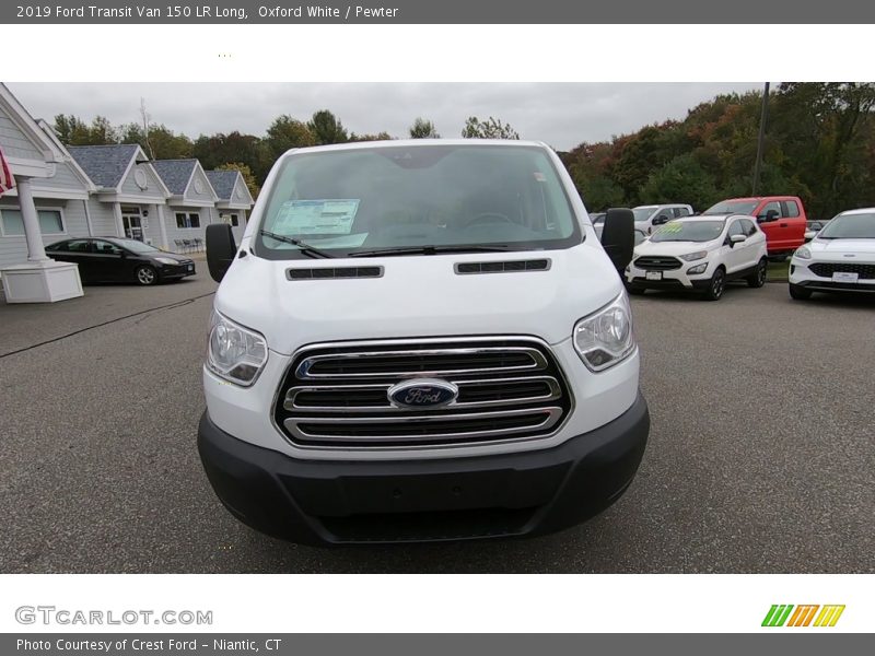 Oxford White / Pewter 2019 Ford Transit Van 150 LR Long