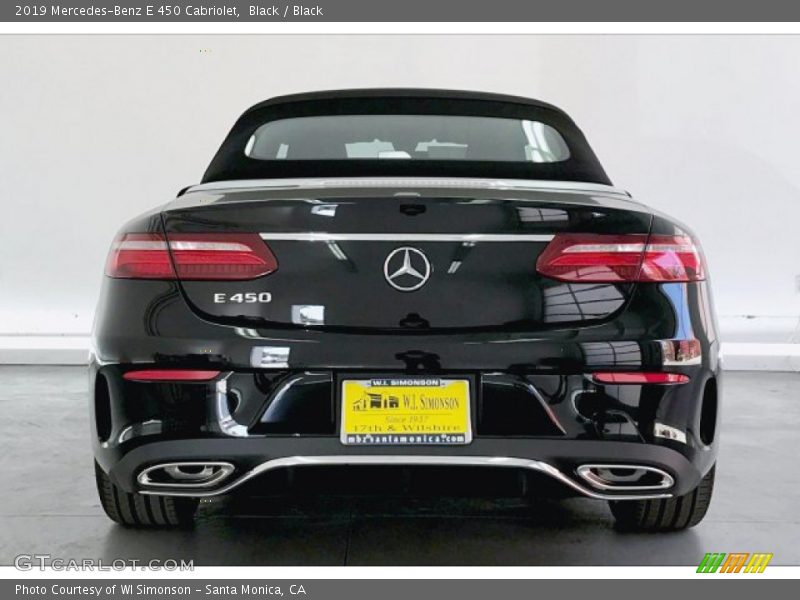 Black / Black 2019 Mercedes-Benz E 450 Cabriolet