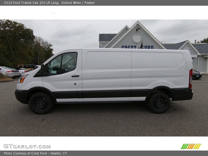 Oxford White / Pewter 2019 Ford Transit Van 150 LR Long