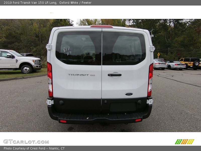 Oxford White / Pewter 2019 Ford Transit Van 150 LR Long