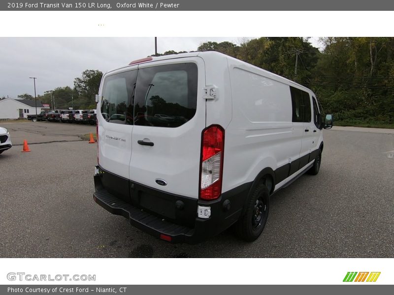 Oxford White / Pewter 2019 Ford Transit Van 150 LR Long