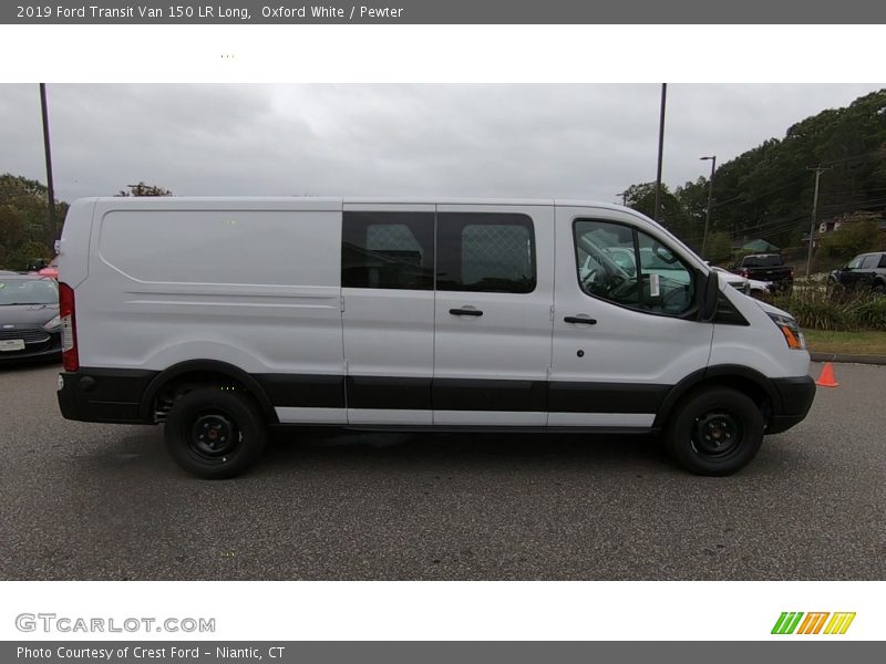 Oxford White / Pewter 2019 Ford Transit Van 150 LR Long