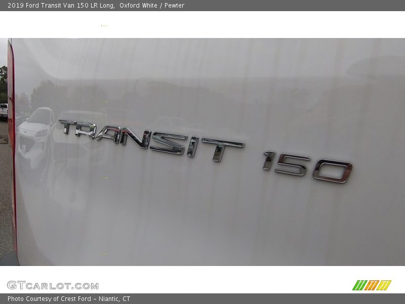 Oxford White / Pewter 2019 Ford Transit Van 150 LR Long