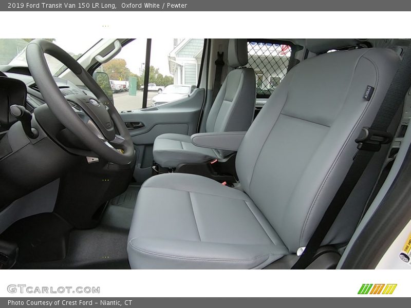 Oxford White / Pewter 2019 Ford Transit Van 150 LR Long
